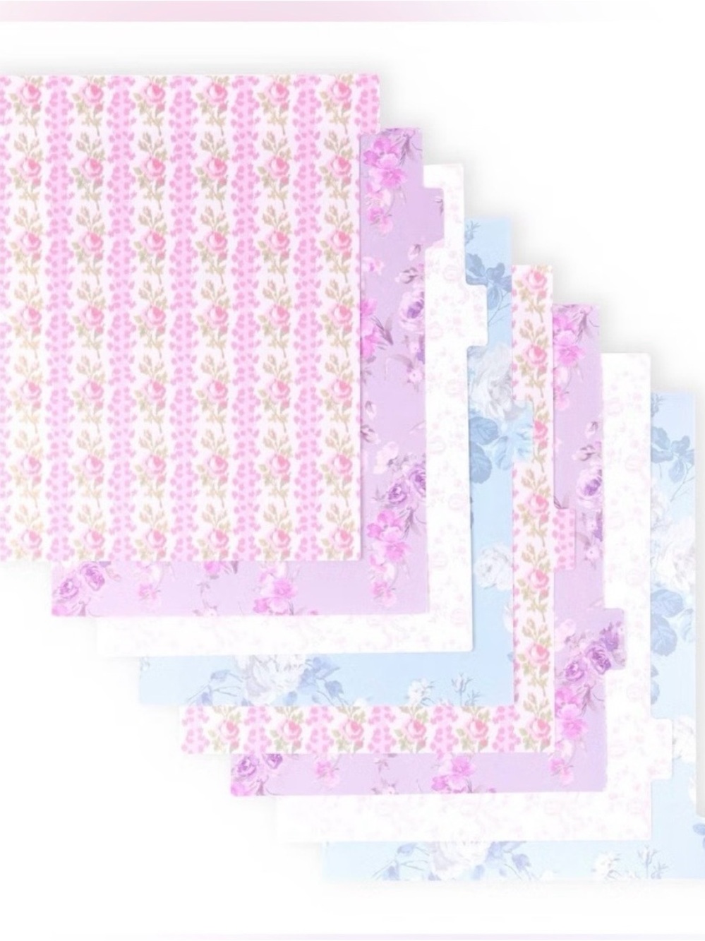 🩷💜💙🎯 LoveShackFancy x Target - Yoobi Tab Dividers 8-Tab
